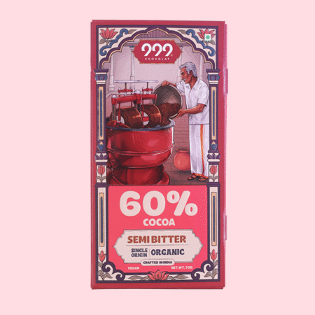 999 Organic Dark Chocolate | Semi Bitter | 60% Cocoa
