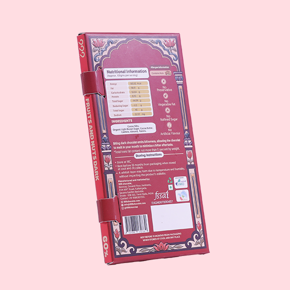 999 Organic Dark Chocolate | Semi Bitter | 60% Cocoa - Image 2