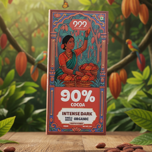 999 Organic Dark Chocolate | Intense Dark | 90% Cocoa - Image 4
