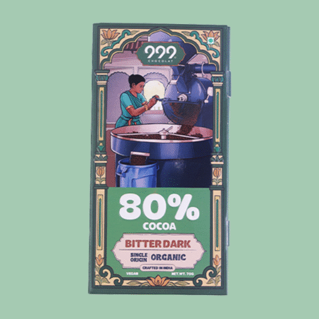 999 Organic Dark Chocolate | Bitter Dark | 80% Cocoa