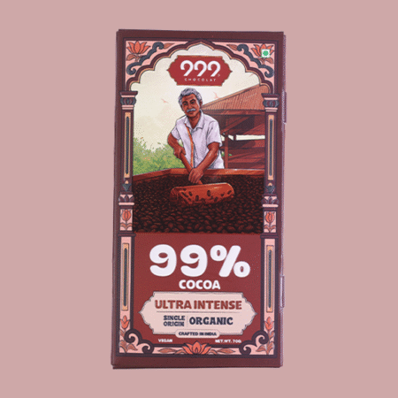 999 Organic Dark Chocolate | Ultra Intense | 99% Cocoa