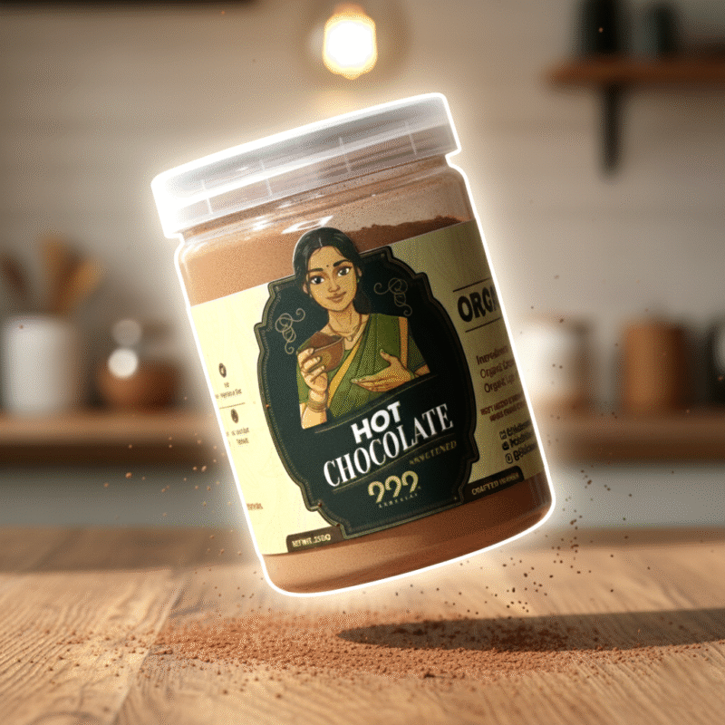 999 Chocolat Organic Hot Chocolate Powder 250Gms - Image 2